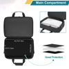 Picture of CURMIO Projector Carrying Case, Projector Bag Compatible with Epson and Most Major Projector, Bag Only, Black (Patented Design)