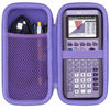 Picture of Lebakort Hard Case Compatible with Texas Instruments TI-84 Plus CE/TI-84 Plus/TI-Nspire CX II CAS/TI-Nspire CX II/TI-83 Plus/TI-89 Titanium/TI-85 / TI-86 Color Graphing Calculator (Iris Purple Case)