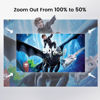 Picture of [Electric Focus & Auto Keystone] Mini Projector with WiFi Bluetooth, PUTRIMS Portable 1080P Support Movie Projector 145° Rotatable 50% Zoom Fully Sealed Small Projector for Phone TV Stick HDMI USB