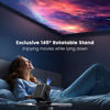 Picture of [Electric Focus & Auto Keystone] Mini Projector with WiFi Bluetooth, PUTRIMS Portable 1080P Support Movie Projector 145° Rotatable 50% Zoom Fully Sealed Small Projector for Phone TV Stick HDMI USB