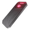 Picture of KingSpec Z5 1TB External SSD - 2100MB/s, Portable Solid State Hard Drives with RGB Light, Zinc Alloy Case, USB 3.2 Gen2x2 Interface, Compatible with Mobile Phone/PS4/Laptop/TV/PC (1TB)