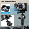 Picture of SIRUI Tripod Ball Head, Professional Metal 360° Rotating Panoramic Ball Head with Quick Release Plate, Load up to 22lbs/10kg for 1/4" Tripod, Monopod, Slider, DSLR Camera（BG40）