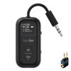 Picture of SafeFly Pro Bluetooth 5.3 Transmitter & Receiver Bluetooth Audio Adapter w/Screen for up to 2 Bluetooth Headphones; Use with Any 3.5 mm Jack on Airplanes, TVs/Tablets, Speakers and Auto