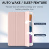 Picture of Mastten Compatible with iPad 9th/8th/7th Generation Case, for iPad 10.2 Inch Case with Pencil Holder, TPU Smart Stand Back Cover 2021/2020/2019, Auto Wake/Sleep, Rose Pink
