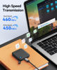 Picture of ORICO Portable SSD 4 TB with 2 in 1 USB C Cable, External Solid State Drives, Up to 460MB/s, Status Indicator, Reliable Storage for USB-C Smartphone, Tablet, PC - B5PLUS