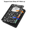 Picture of HGWALP for Kindle Paperwhite Case with Stand,Book Folio Cover with Auto Sleep Wake, Hand Strap -Fits Paperwhite 6.8" (11th Gen)/Paperwhite 7"/Signature(12th Gen)/Kindle Colorsoft 7"-Composition Book