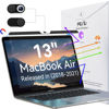 Picture of Peslv Magnetic Anti Blue Light Screen Protector for MacBook Air 13 Inch (2018-2021, M1), Removable Glare Filter for 13.3" Mac Laptop Computer