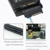 Picture of WLGQ Internal Mini SAS SFF-8087 36 Pin to 4X SAS 29Pin SFF-8482 Hard Disk SAS Cable with sata Power Port 3.3FT（1m）