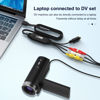 Picture of VHS to Digital Converter, USB Video Capture Card, RCA AV to USB Audio Video Transfer Grabber, Convert Analog VHS VCR to Digital Adapter for PC DV Camera DSLR DVD Compatible Windows Mac OS