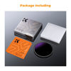 Picture of K&F Concept 72mm ND1000000 Ultra Dark ND Camera Lens Filter 20-Stops Fixed Neutral Density Filter with 18 Multi-Layer Coatings (K Series)