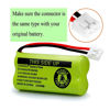Picture of OXWINOU 2.4v BT184342 BT284342 BT18433 BT28433 BT183348 BT283348 BT-1011 Replacement Battery Compatible with Phone CS6209 CS6219 CS6229 DS6151 89-1330-01-00 CPH-515D(2-Pack)
