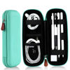 Picture of AGPTEK Case Holder for Apple Pencil, Slim PU Leather Carrying Case Pouch Cover Compatible with Apple Pen Accessories, USB Cable, Earphone, Samsung Stylus iPad Pro Pen/Pencil, Recording Pen, Green