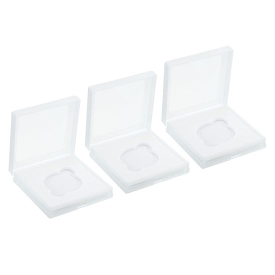 Picture of PATIKIL 46mm Lens Filter Case, 3pcs Camera Filter Case Portable Lens Filter Box Water Resistant Dustproof Plastic for Photography Filter Storage