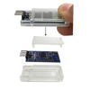 Picture of DSD TECH HM-10 Bluetooth 4.0 BLE iBeacon UART Module with 4PIN Base Board for Arduino UNO R3 Mega 2560 Nano