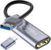 Picture of Video Capture Card, Video Recording Card Wonderful 4K HDMI to 1080P USB C for Gaming Streaming TV Recorder, for Windows Mac OS System with USB C Adapter to Adjust PS4, Switch, Xbox