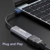 Picture of Video Capture Card, Video Recording Card Wonderful 4K HDMI to 1080P USB C for Gaming Streaming TV Recorder, for Windows Mac OS System with USB C Adapter to Adjust PS4, Switch, Xbox