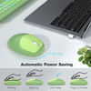 Picture of MOFII Wireless Keyboard and Mouse Combo Silent, Slim Compact 2.4G USB Full Size Wireless Mouse and Keyboard Combo, Cute 110 Keys Keyboard for PC, Notebook, MacBook, Tablet, Laptop, Windows System