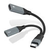 Picture of USB C Splitter, Dual USB C Headphone/USB C Data and Charger Adapter, 3 in 1 Type C Audi Dongle USB C Data Adapter with PD 15W Charging Compatible with iPhone 16/15, iPad Pro, Galaxy S24/23, Pixel 8