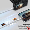 Picture of HGCXING Micro USB to for Lightning OTG Cable, Digital Camera Adapter for Canon,for Sony, 3.3FT Photos/Videos Transfer Cord for iPhone 14 13 12,480mbps High Speed for Nikon, Not for Charging