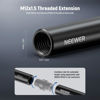Picture of NEEWER 15mm Rod (16"/40cm Long, 2 Pack), Aluminum Alloy Extendable 15mm Extension Rods for 15mm LWS Rod Rail System Shoulder Rig Video Rig Baseplate, SR024
