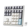 Picture of Kisnt Wireless Number Pad, 34 Key 2.4GHz Rechargeable Mechanical Numpad,Gateron Red Switches Hot Swappable Numeric Keypad with PBT Keycaps for Laptop, Mac, PC Desktop