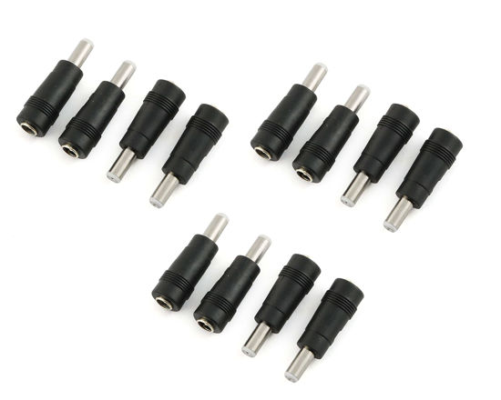 Picture of Longdex 10 pcs DC Power Adapter 5.5x2.1mm Female Jack to 5.5x2.5mm Male Plug Electrical Socket Outlet for Universal Laptop Interface Power Cable Connector