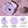 Picture of CAIYOULE Mini 12 Case Purple for Fuji Instax Mini 12 Camera Case PU Leather Carrying Bag with 64 Pocket Mini Photo Album，No Camera，Lilac Purple