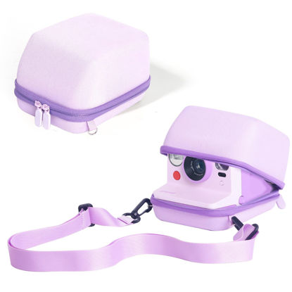 Picture of WOGOZAN Protective Case for Polaroid OneStep, OneStep+, Onestep 2,Now, Now+ Gen 2, I-Type Instant Film Camera - Hard Shell Camera Case with Adjustable Shoulder Strap (Purple) (No Camera)