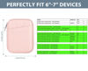 Picture of TiMOVO 6-7 Inch Tablet Sleeve for All-New Kindle Paperwhite and Kindle Colorsoft Signature Edition, Protective Sleeve Cover Case with Pocket for Kindle E-Reader/Kindle Oasis, Pink