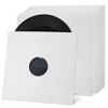 Picture of Facmogu 10PCS 12in Vinyl Record Jackets,Thickened 350gsm Cardboard Record Sleeves LP Jacket Covers, LP Vinyl Cover Album Jackets, Acid Free Archival Album Sleeves for 33 RPM Collection Storage - White