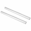 Picture of Haoge VA-PR20W 20cm (7.9 Inch) Long Aluminum Alloy Rod 15mm Rods with M12 Thread for Camera Rail Support System Rig Shoulder Pads Monitor Mount Rod Clamp Base Mattebox Follow Focus Silver, Pack of 2