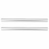 Picture of Haoge VA-PR20W 20cm (7.9 Inch) Long Aluminum Alloy Rod 15mm Rods with M12 Thread for Camera Rail Support System Rig Shoulder Pads Monitor Mount Rod Clamp Base Mattebox Follow Focus Silver, Pack of 2
