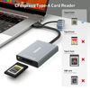 Picture of BENFEI CFexpress Type A Card Reader with USB 3.2 (Gen 2) 10Gbps, USB-C&USB-A 2-in-1 Type A CFexpress Adapter, Compatible with Windows/Mac/Linux/Android
