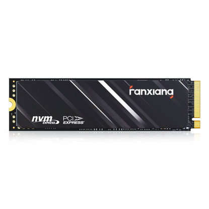 Picture of fanxiang 2TB NVMe SSD PCIe Gen4 M.2 SSD for PS5, Up to 5000 MB/s, Internal Gaming SSD for PS5, 3D NAND SLC Cache Solid State Drive Upgrade Storage for PC/Laptops S690Q