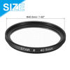 Picture of MECCANIXITY 40.5mm Star Lens Filter, Starburst Lens Filter 8 Points Star Camera Lens Filter for Night Scenery Glassworks