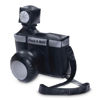 Picture of Inflatable Camara | Inflatable Clown Camera | Paparazzi & Photobooth Props | Oversized Camera Prop | Black/Silver | 10H x 7.5W x 5.5D Inches