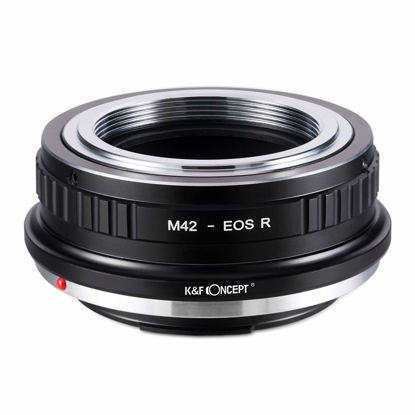 Picture of K&F Concept Lens Mount Adapter Compatible for M42 Screw Mount SLR Lens to Canon EOS R Camera Body