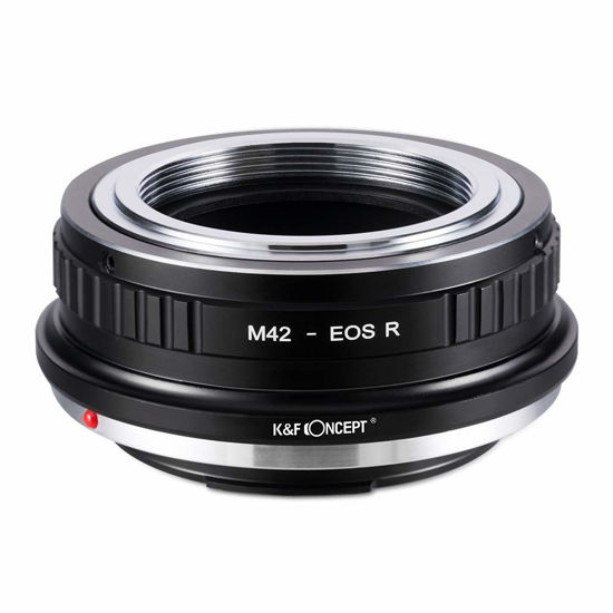 Picture of K&F Concept Lens Mount Adapter Compatible for M42 Screw Mount SLR Lens to Canon EOS R Camera Body