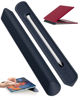 Picture of ergounion 3 in 1 Silicone Laptop Stand for Desk - Keyboard Riser for Ergonomic Typing/Reading, Portable Laptop Cooling Stand, 9"/24cm Measurable Pencil Case Holder - Oval Base, Midnight