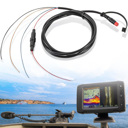 Picture of yourour 010-12199-04 Power/Data Cable Quick Connect Adaptor 4-Pin 4Xdv Compatible with Echo, Striker Plus, Striker Vivid, Striker 4, Fishfinder, Echomap
