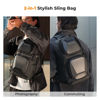 Picture of K&F Concept Camera Sling Bag Crossbody Bag Hardshell Camera Shoulder Backpack DSLR/SLR/Mirrorless Camera Case Photography Bags for Photographer