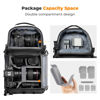 Picture of K&F Concept Camera Sling Bag Crossbody Bag Hardshell Camera Shoulder Backpack DSLR/SLR/Mirrorless Camera Case Photography Bags for Photographer