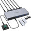 Picture of SUIDEK HDMI KVM Switch 1 Monitor 2 Computers, 4K@60Hz USB 3.0 KVM Switcher with 4 USB Ports for 2 Computers Share Keyboard Mouse Printer, Include Desktop Controller, 2 USB Cables and Power Adapter