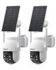 Picture of ieGeek Solar Security Cameras Wireless Outdoor, 2K WiFi Camera for Home Security System, Battery Powered Surveillance Cam with 360°PTZ Color Night Vision, PIR Motion Sensor, Works with Alexa (2 Pack)