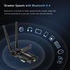 Picture of WiFi 7 Network Card 8774Mbps QFly PCIe WiFi Card with Bluetooth 5.4, BE200 Chipset, Tri-Bands(6GHz/5GHz/2.4GHz) Wireless Network Adapter for PC, Support Win11/10(64 bit), not Support AMD CPU