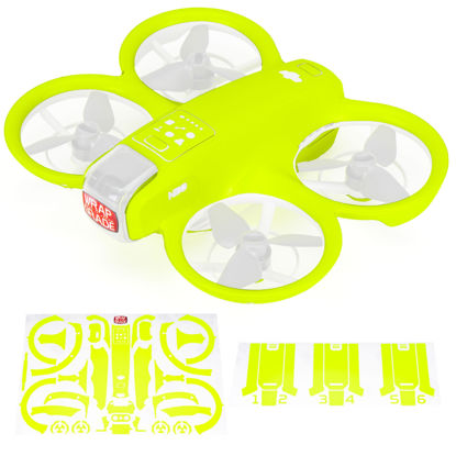 Picture of WRAPGRADE Skin Sticker compatible with DJI NEO Full Wrap (Neon Yellow)