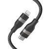 Picture of Anker USB C to Lightning Cable, Upcycled-Braided USB C to Lightning Cord, Ultra-Fast Charging Cable for iPhone 14/13/12/11 Series and More (USB 2.0, 3FT)