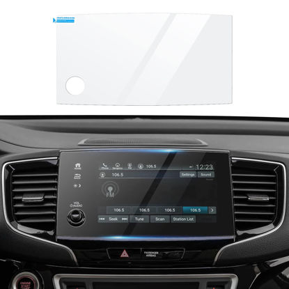 Picture of Autorder Custom Fit for Screen Protector 2019 2020 2021 2022 Honda Pilot/Passport Tempered Glass 9H Navigation Touchscreen Protective Film(8-Inch)