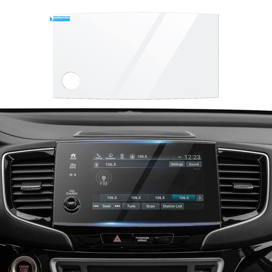 Picture of Autorder Custom Fit for Screen Protector 2019 2020 2021 2022 Honda Pilot/Passport Tempered Glass 9H Navigation Touchscreen Protective Film(8-Inch)