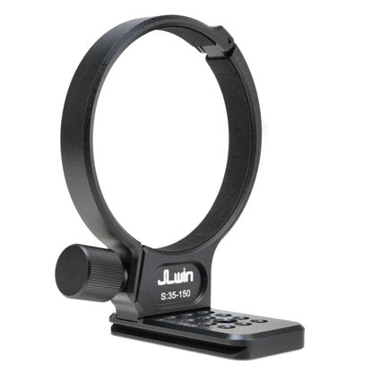 Picture of FocusFoto Metal Tripod Collar Mount Ring 86mm for Samyang 35-150mm F2-2.8 Lens, Bottom with 1/4" & 3/8" Thread Screw Mount Dovetail Groove Quick-Release Plate for Acra-Swiss Tripod